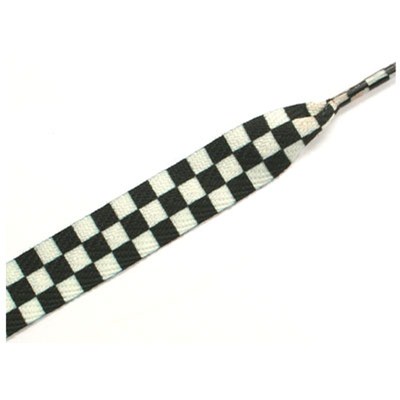 11401 Checker White/Black Thick Laces
