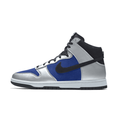 Nike Dunk High By You Custom Men's Shoe - Blue