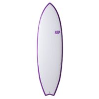NSP Elements HDT 6ft 4 Fish Surfboard 2021 - Purple