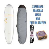 Oxbow 7'6 Mini Nose Rider Surfboard Package 2020