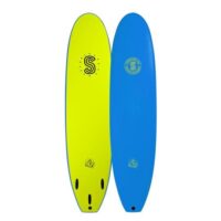 Softlite 8'0" Chop Stick Surfboard in Blue/Yellow