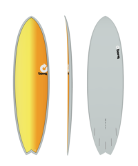 Torq Mod Fish 7'2 Surfboard - YellowOrange