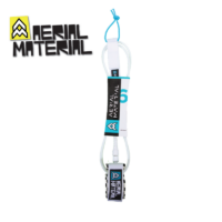Aerial Material 6ft Surfboard Leash - White