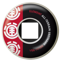 Element Section 52mm Skateboard Wheels - Red2mm