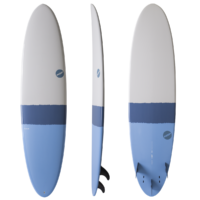 NSP Elements 7'2" Fun Surfboard - Sky Blue