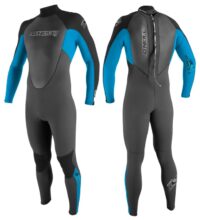 O'Neill Youth Reactor 3/2 Summer Wetsuit 2017 - Black/Blue