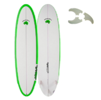 Australian Board Co Pulse 7ft Epoxy Mini Mal Surfboard - Green