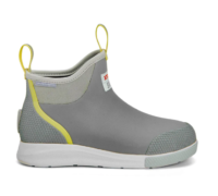 XTRATUF 6" Womens Ankle Deck Sport Boots - Grey/Yellow-