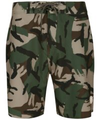 Men’s Globe Every Swell 4-Way Stretch Board Shorts - Olive Camaflage