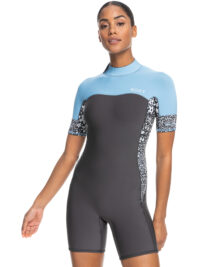 Roxy 2Mm Swell Series - Short Sleeve Back Zip Springsuit For Women