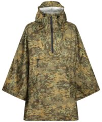 Voited Packable Water Repellent Rain Poncho - Wetlands