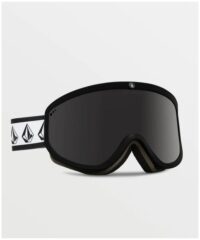 Volcom Footprints Cylindrical Ski Snowboard Goggles - Dark Grey
