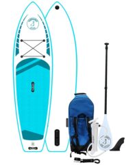 Sandbanks Elite Inflatable Pro Stand-up Paddle Board Package 10'6" - Turquoise