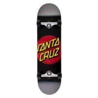 Santa Cruz Classic Dot Full Complete Skateboard 8" - Black