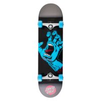 Santa Cruz Screaming Hand Full Complete Skateboard 8" - Black