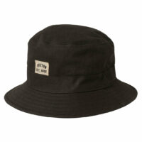 Brixton Woodburn Packable Bucket Hat - Black Sol Wash
