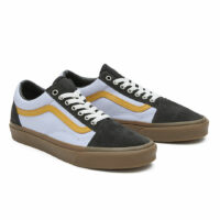 VANS Old Skool Shoes tri Pop Black/light Blue Unisex Grey .5
