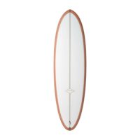 Almond Plez Phez 6'6'' Surfboard White 198.1 cm