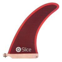 Northcore RTM Hexcore 9" Longboard Surfbord Centre Fin - Red