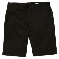 Volcom Boys Frickin Chino Kids Shorts - Black2 8 Years Slim