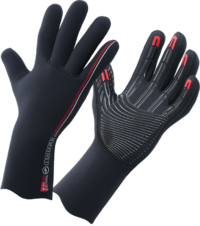 Alder Spirit Junior 4mm Wetsuit Gloves - Black-XXX
