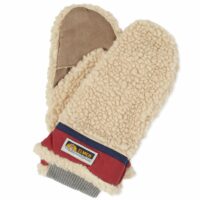 Elmer Gloves Wool Pile Flip Mitten Beige/Wine