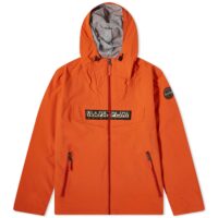 Napapijri Men's Rainforest Zip Through Jacket Burnt Orange