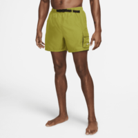 Nike Men's 13cm approx. Belted Packable Swimming Trunks - Green - Polyester
