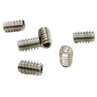 Northcore Replacement FCS Grub Screws 6 Pack - Silver