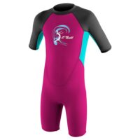 O'neill Wetsuits Reactor Spring 2 Mm Back Zip Suit Junior Pink 1