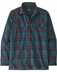 Patagonia Men's Organic Long Sleeve Flannel Shirt - Ice Caps: Belay Blue S