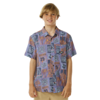 Rip Curl Boys Lost Island Shirt - Multi Colour4 YRS