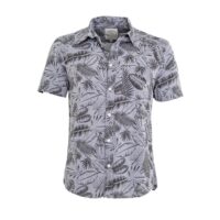 Salt Water Seeker Hawaiian Shirt - Chambray Grey - M