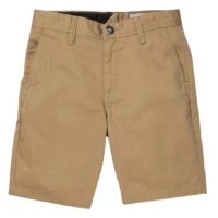 Volcom Boys Frickin Chino Kids Shorts - Khaki4 8 Years Regular