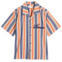 Honor the Gift Men's Auto Shop Camp Shirt Blue