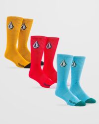Men's Volcom Full Stone Mix Socks (3 Pack) - Multi