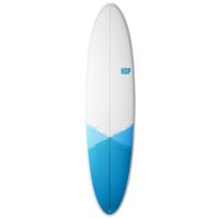 Nsp E+ Fun 7'6'' Surfboard White,Blue 228.6 cm