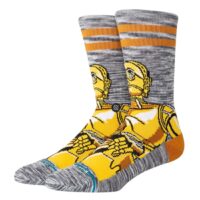 Stance x Star Wars C3PO Crew Socks - Gold