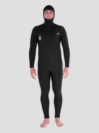 Volcom 4/3mm Hooded Chestzip Full Wetsuit black
