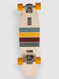 Long Island Longboards Stripe 26"X7.5" Complete white