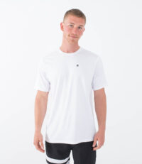 Lycra short sleeve men - everyday hybrid upf|white 3|m