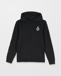 Men's Volcom Iconic Stone Gid Hoodie - Black - (KIDS)