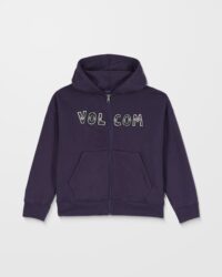 Men's Volcom Watanite Zip Up Hoodie - Dark Purple - (KIDS)