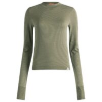 Nike Women's W ACG ADV Base Layer Long Sleeve Top Olive/Volt