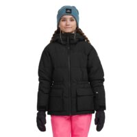 O'neill Fwc Cruz Puffer Snow Jacket Black 13-14 Years Boy
