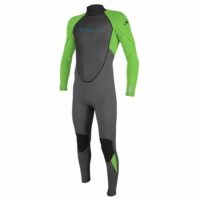 O'neill Wetsuits Reactor-2 3/2 Youth Long Sleeve Back Zip Neoprene Suit Green,Grey 12 Years
