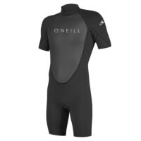 O'neill Wetsuits Reactor Ii 2 Mm Spring Short Sleeve Back Zip Neoprene Suit Black L