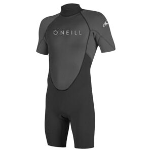 O'neill Wetsuits Reactor Ii 2 Mm Spring Short Sleeve Back Zip Neoprene Suit Black,Grey 2XL