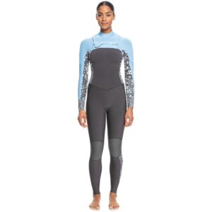 Roxy 3/2 Sws Woman Long Sleeve Free Zip Neoprene Suit Grey 2