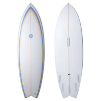 Summer Vibes Fish 56 Surfboard Purple 222x61x21 cm